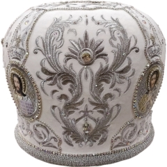 Митра  "Чаша"  белая