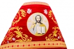 Облачення священника, вишите на оксамиті, вишивка "Троянда" з пришитим галуном