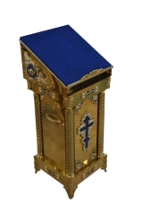 Аналой бічний, дитячий, малий хрест, 35х36см, (Висота 117-92см)