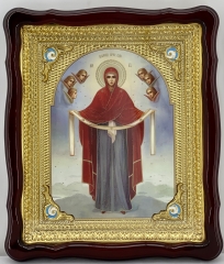 Ікона Богородиці &quot;Покрова&quot; 48х42см