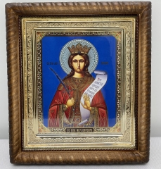 Ікона св. муч. Варвара 22,5х25,5см