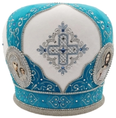 Митра  "Александровская"  белая