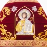 Облачення священника вишите на оксамиті, вишивка "Троянда" з пришитим галуном