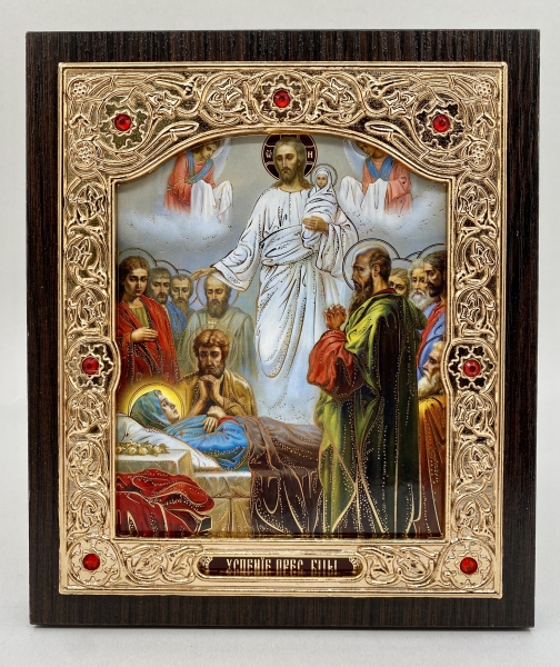 Икона Усыпения Пресвятой Богородицы 18х21