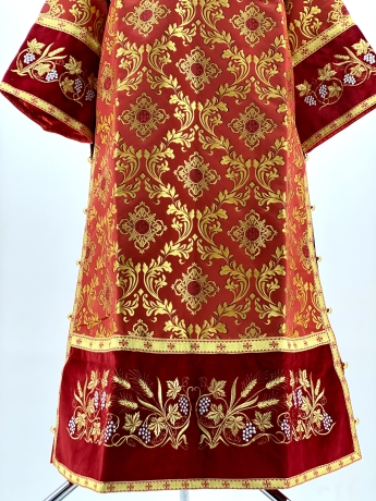 Стихар дияконський з орарем і поручами (Креп-сатин)