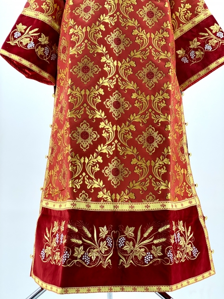 Стихарь дияконський с орарем и поручами (Креп-сатин)