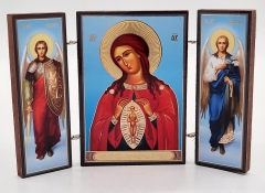 Складень Богородиці "Помічниця в родах"