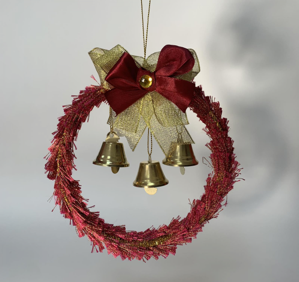 Прикраса на ялинку "Двіночки в вінці"