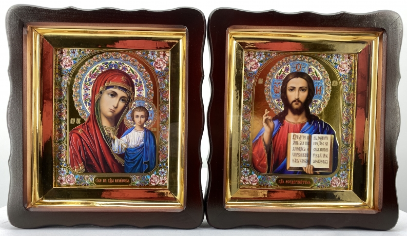 Ікони "Вінчальна пара" №23 26х23см