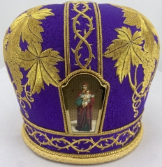 Митра &quot;Виноград&quot; парча