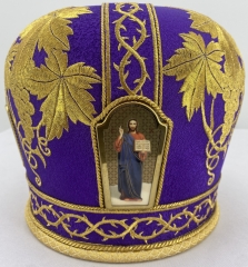 Митра &quot;Виноград&quot; парча