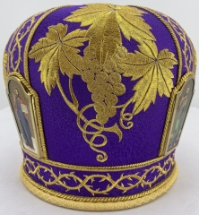 Митра &quot;Виноград&quot; парча