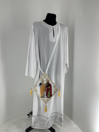 Палиця вишита, з іконою св. Петро та Павло