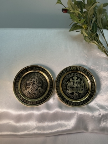 Блюдо для потира 16см, позолота