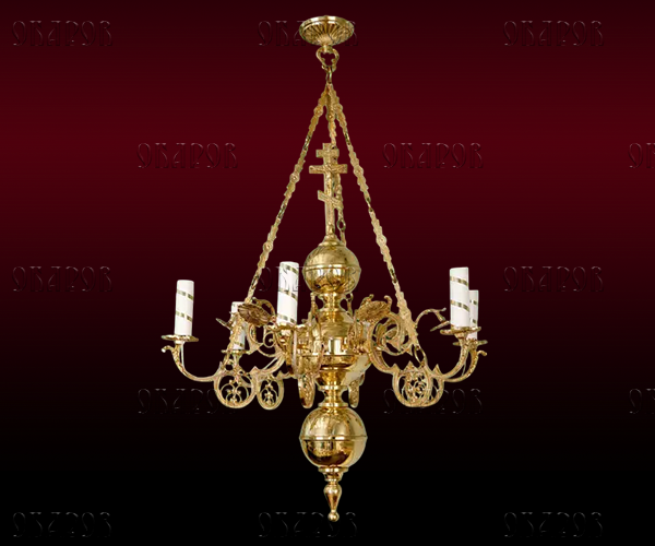 Паникадило 1-ярусное на 6 свечей №44