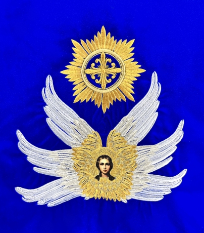 Комбіноване облачення священника вишите на оксамиті, з вишитими іконами