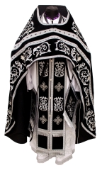 Облачення священника, вишите на оксамиті, вишивка &quot;Троянда&quot; з пришитим галуном