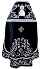 Облачення священника, вишите на оксамиті, вишивка &quot;Троянда&quot; з пришитим галуном