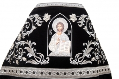 Облачення священника, вишите на оксамиті, вишивка &quot;Троянда&quot; з пришитим галуном