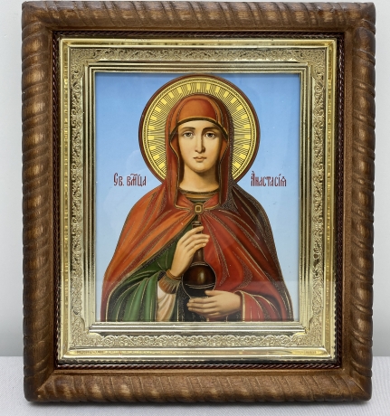 Ікона св. вмч. Анастасія 22,5х25,5см 