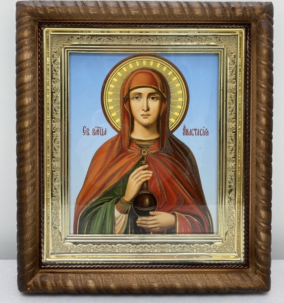 Ікона св. вмч. Анастасія 22,5х25,5см 