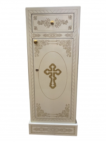 Тумба з висувною полицею 40х40см (висота 105см)