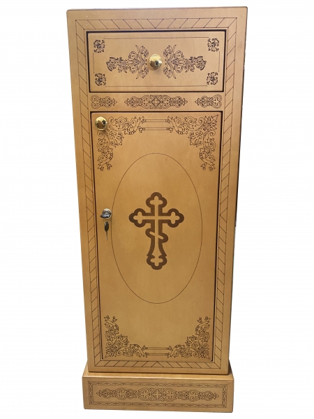 Тумба з висувною полицею 40х40см (висота 105см)