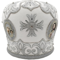 Митра  "Вифлеемская"  белая
