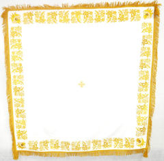 Накидка "Колос", с дорогой бахрамой