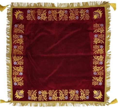 Накидка "Колос", з дорогою бахрамою