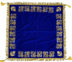 Накидка "Колос", с дорогой бахрамой