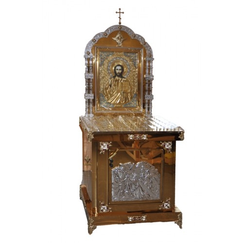 Киот с крышкой на свечи 70х80