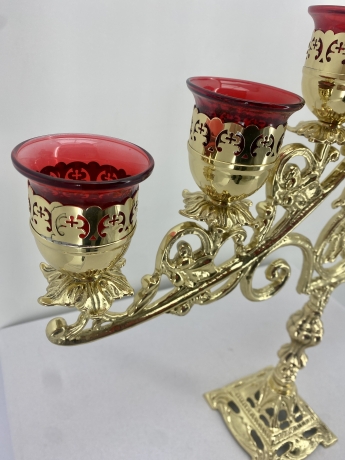 Семисвічник напрестольний (Христос) №10 - 1.