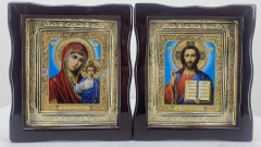 Ікони (вінчальна пара) (в ассортименті) 19х16х3см