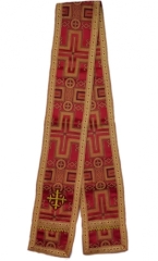 Закладка парча красная 