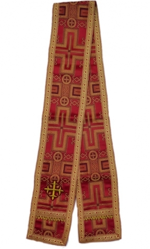 Закладка парча красная 