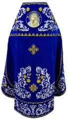 Облачення священника, вишите на оксамиті, вишивка &quot;Троянда&quot; з вишитим галуном