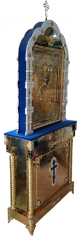 Двойной выносной киот на 3 колоны