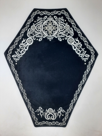 Серветка під хрест, вишивка коло