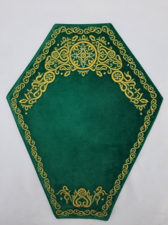 Серветка під хрест, вишивка коло