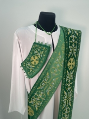 Орарь з поручами, вишивка &quot;Лоза&quot;