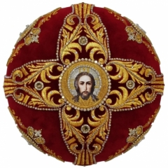 Митра "Корона" красная 