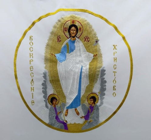 Катапетасма з іконою "Воскресіння Господнє" 250х150см