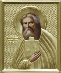 Икона преп. Серафим Саровский 11х13