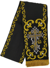 Закладка "Крест"  черная 