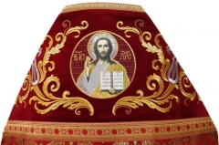 Облачення священника комбіноване з парчі, з вишитим опліччям, Вишивка &quot;Нова вишивка&quot;