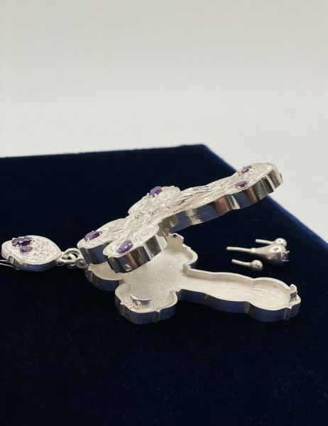 Хрест наперстний - мощовик (срібло)