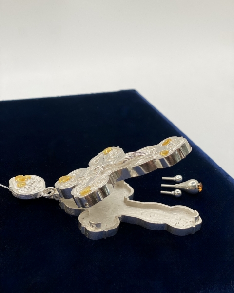 Хрест наперстний - мощовик (срібло)