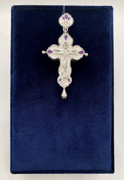 Хрест наперстний - мощовик (срібло)