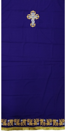 Катапетасма з хрестом і вишивкою "Колос"